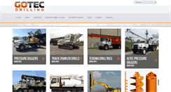 Desktop Screenshot of gotecdrilling.com