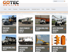 Tablet Screenshot of gotecdrilling.com